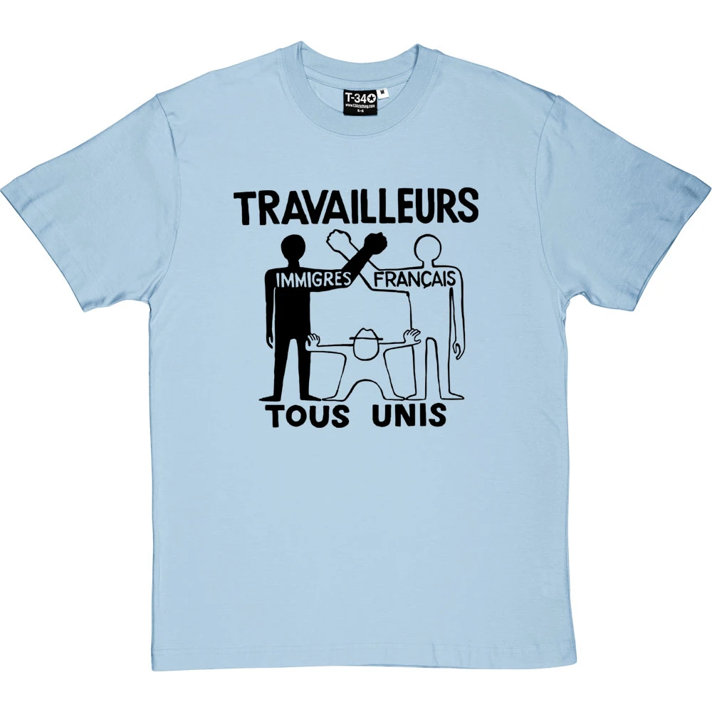 Travailleurs Tous Unis T-Shirt 2 Travailleurs Tous Unis T-Shirt - Image 2