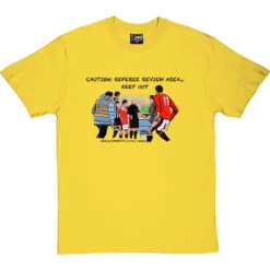 The Pitchside Monitor T-Shirt -ThinkWear Collective Sales trevillion caution tshirt 1 yellowtshirt
