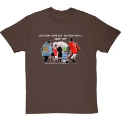 The Pitchside Monitor T-Shirt -ThinkWear Collective Sales trevillion caution tshirt 2 hazelnuttshirt