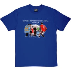 The Pitchside Monitor T-Shirt -ThinkWear Collective Sales trevillion caution tshirt 2 royalbluetshirt