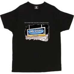 No Goal T-Shirt -ThinkWear Collective Sales trevillion no goal tshirt 2 black mens v neck tshirt