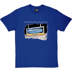 No Goal T-Shirt -ThinkWear Collective Sales trevillion no goal tshirt 2 royalbluetshirt