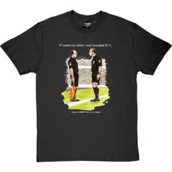 The Referee & The Assistant Referee T-Shirt -ThinkWear Collective Sales trevillion opinion tshirt 2 charcoaltshirt