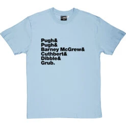 Trumpton Line-Up T-Shirt -ThinkWear Collective Sales trumpton line up tshirt 1 skybluetshirt