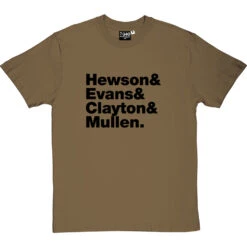 U2 Line-Up T-Shirt -ThinkWear Collective Sales u2 tshirt 1 olivetshirt