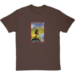 Uganda Railway Poster T-Shirt -ThinkWear Collective Sales ugandanrailway hazelnuttshirt