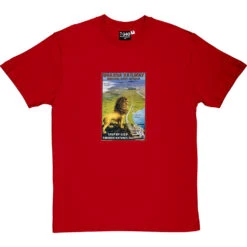 Uganda Railway Poster T-Shirt -ThinkWear Collective Sales ugandanrailway redtshirt