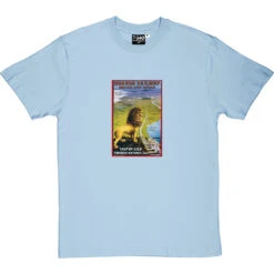 Uganda Railway Poster T-Shirt -ThinkWear Collective Sales ugandanrailway skybluetshirt