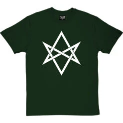 Unicursal Hexagram T-Shirt 26 Unicursal Hexagram T-Shirt -ThinkWear Collective Sales unicursal hexagram tshirt 2 bottlegreentshirt