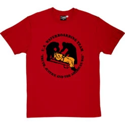 US Waterboarding Team T-Shirt -ThinkWear Collective Sales us waterboarding team tshirt redtshirt