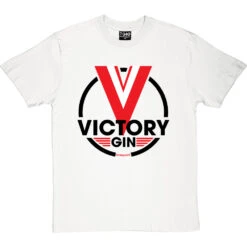 Victory Gin T-Shirt -ThinkWear Collective Sales victory gin tshirt 1 whitetshirt