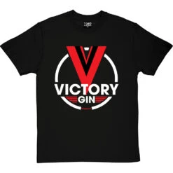 Victory Gin T-Shirt -ThinkWear Collective Sales victory gin tshirt 2 blacktshirt