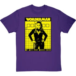 Carol Vorderman: Maths T-Shirt -ThinkWear Collective Sales vorderman maths tshirt purpletshirt