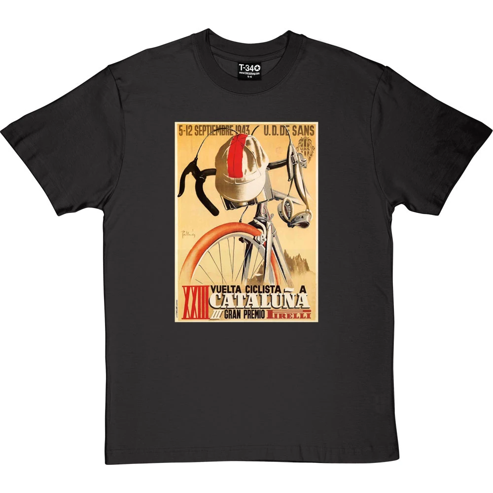 Vuelta Ciclista A Cataluña 1943 T-Shirt 13 Vuelta Ciclista A Cataluña 1943 T-Shirt - Image 13