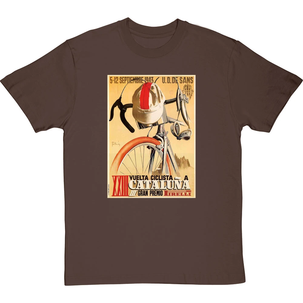 Vuelta Ciclista A Cataluña 1943 T-Shirt 14 Vuelta Ciclista A Cataluña 1943 T-Shirt - Image 14