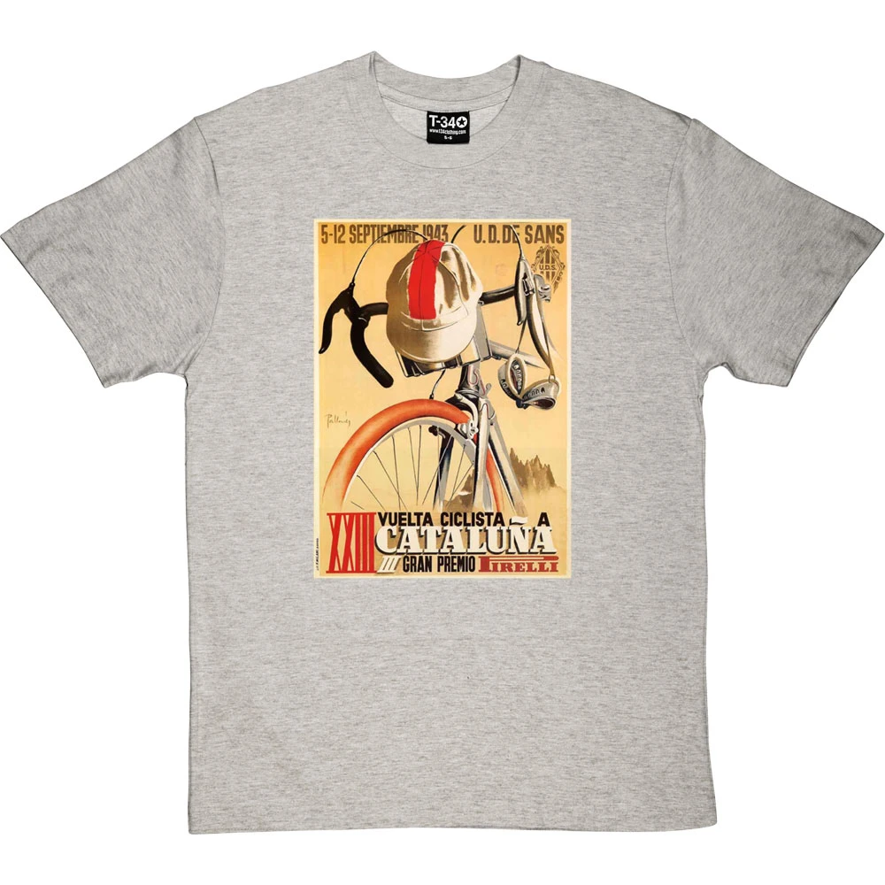 Vuelta Ciclista A Cataluña 1943 T-Shirt 9 Vuelta Ciclista A Cataluña 1943 T-Shirt - Image 9
