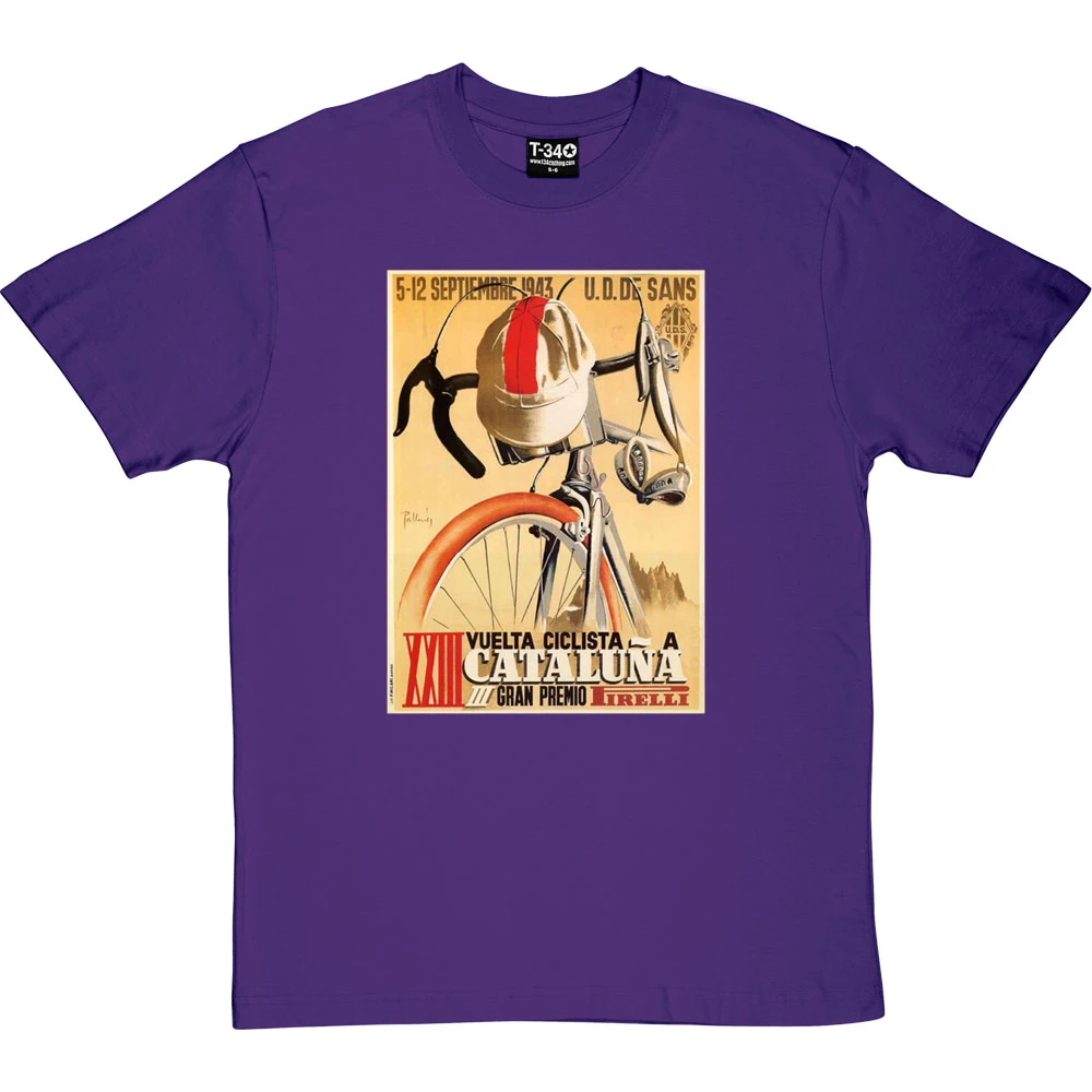 Vuelta Ciclista A Cataluña 1943 T-Shirt 12 Vuelta Ciclista A Cataluña 1943 T-Shirt - Image 12