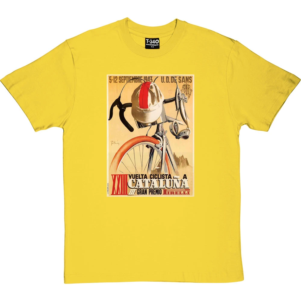 Vuelta Ciclista A Cataluña 1943 T-Shirt 15 Vuelta Ciclista A Cataluña 1943 T-Shirt - Image 15