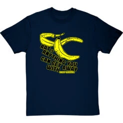 Andy Warhol "Art Is Anything You Can Get Away With" T-Shirt -ThinkWear Collective Sales warhol art is anything tshirt navybluetshirt