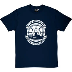 West Yorkshire: Best Yorkshire T-Shirt -ThinkWear Collective Sales west yorkshire best tshirt 2 navybluetshirt