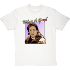 Ace Rimmer: "What A Guy!" T-Shirt -ThinkWear Collective Sales what a guy tshirt whitetshirt