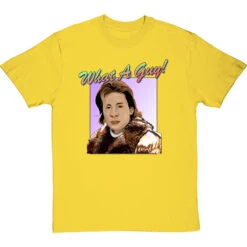 Ace Rimmer: "What A Guy!" T-Shirt -ThinkWear Collective Sales what a guy tshirt yellowtshirt