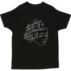 Where There Is A Woman, There Is Magic T-Shirt -ThinkWear Collective Sales where there is a woman tshirt 2 black mens v neck tshirt