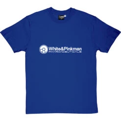 White And Pinkman Pharmaceuticals T-Shirt -ThinkWear Collective Sales white and pinkman tshirt 2 royalbluetshirt