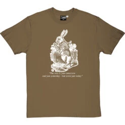 White Rabbit "Jam Tomorrow" T-Shirt -ThinkWear Collective Sales white rabbit jam tshirt 2 olivetshirt