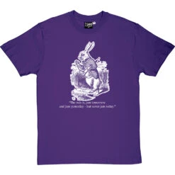 White Rabbit "Jam Tomorrow" T-Shirt -ThinkWear Collective Sales white rabbit jam tshirt 2 purpletshirt