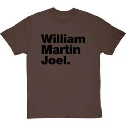 William Martin Joel T-Shirt -ThinkWear Collective Sales william martin joel tshirt 1 hazelnuttshirt