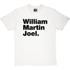 William Martin Joel T-Shirt -ThinkWear Collective Sales william martin joel tshirt 1 whitetshirt