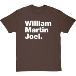 William Martin Joel T-Shirt -ThinkWear Collective Sales william martin joel tshirt 2 hazelnuttshirt