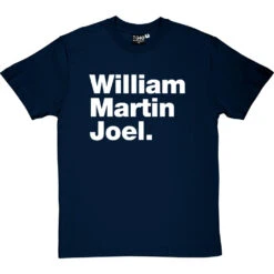 William Martin Joel T-Shirt -ThinkWear Collective Sales william martin joel tshirt 2 navybluetshirt