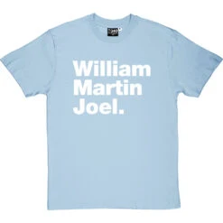 William Martin Joel T-Shirt -ThinkWear Collective Sales william martin joel tshirt 2 skybluetshirt