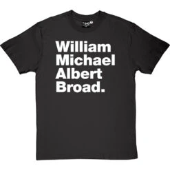 William Michael Albert Broad T-Shirt -ThinkWear Collective Sales william michael albert broad tshirt 2 charcoaltshirt