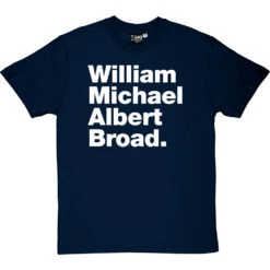 William Michael Albert Broad T-Shirt -ThinkWear Collective Sales william michael albert broad tshirt 2 navybluetshirt