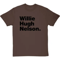 Willie Hugh Nelson T-Shirt -ThinkWear Collective Sales willie hugh nelson tshirt 1 hazelnuttshirt