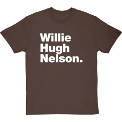 Willie Hugh Nelson T-Shirt -ThinkWear Collective Sales willie hugh nelson tshirt 2 hazelnuttshirt