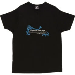 Ludwig Wittgenstein "Silent" Quote T-Shirt -ThinkWear Collective Sales wittgenstein silent tshirt 178 black mens v neck tshirt