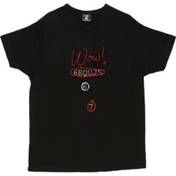 The Wow! Signal T-Shirt -ThinkWear Collective Sales wow signal tshirt 2 black mens v neck tshirt
