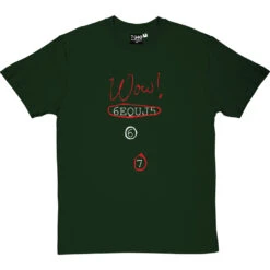 The Wow! Signal T-Shirt -ThinkWear Collective Sales wow signal tshirt 2 bottlegreentshirt