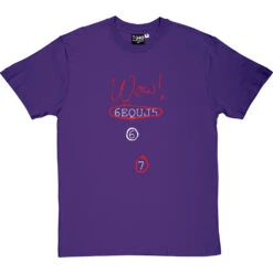 The Wow! Signal T-Shirt -ThinkWear Collective Sales wow signal tshirt 2 purpletshirt