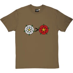 Yorkshire Is Greater Than Lancashire T-Shirt -ThinkWear Collective Sales yorkshire greater than lancashire tshirt 1 olivetshirt