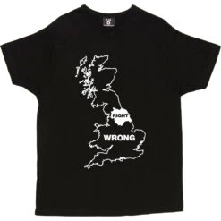 Yorkshire Right, Everywhere Else Wrong T-Shirt 23 Yorkshire Right, Everywhere Else Wrong T-Shirt -ThinkWear Collective Sales yorkshire right wrong tshirt 2 black mens v neck tshirt
