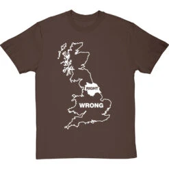 Yorkshire Right, Everywhere Else Wrong T-Shirt 34 Yorkshire Right, Everywhere Else Wrong T-Shirt -ThinkWear Collective Sales yorkshire right wrong tshirt 2 hazelnuttshirt