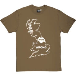 Yorkshire Right, Everywhere Else Wrong T-Shirt 30 Yorkshire Right, Everywhere Else Wrong T-Shirt -ThinkWear Collective Sales yorkshire right wrong tshirt 2 olivetshirt