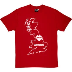 Yorkshire Right, Everywhere Else Wrong T-Shirt 36 Yorkshire Right, Everywhere Else Wrong T-Shirt -ThinkWear Collective Sales yorkshire right wrong tshirt 2 redtshirt