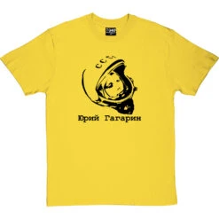 Yuri Gagarin T-Shirt -ThinkWear Collective Sales yurigagarin yellowtshirt