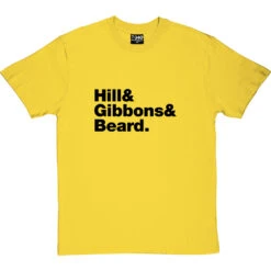 ZZ Top Line-Up T-Shirt -ThinkWear Collective Sales zz top tshirt 1 yellowtshirt